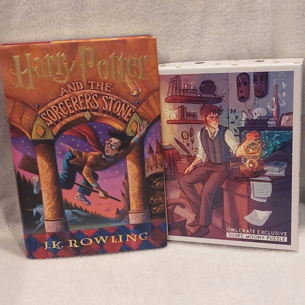 Owlcrate Book Bundle: Harry Potter and the Sorcerer's Stone | Puzzle and Book